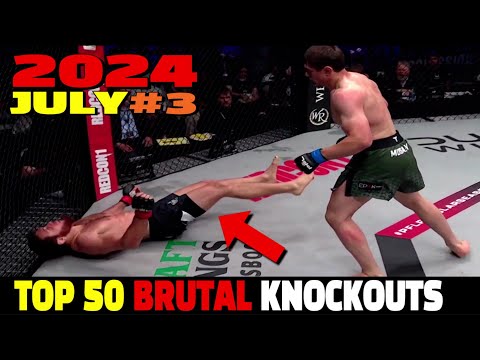 July 2024:Top 50 Brutal Knockouts #3 (MMA•Muay Thai•Kickoxing•Boxing)