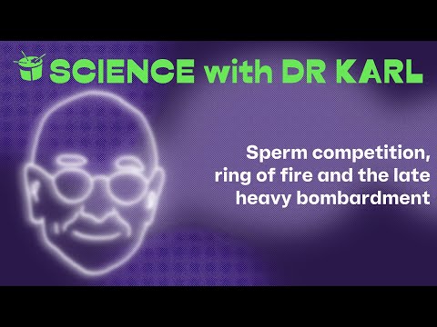 Sperm competition, ring of fire and the late heavy bombardment 