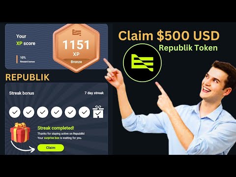 Republik App - Claim 82 Republik (RPK) Token | Republik Coin Swap