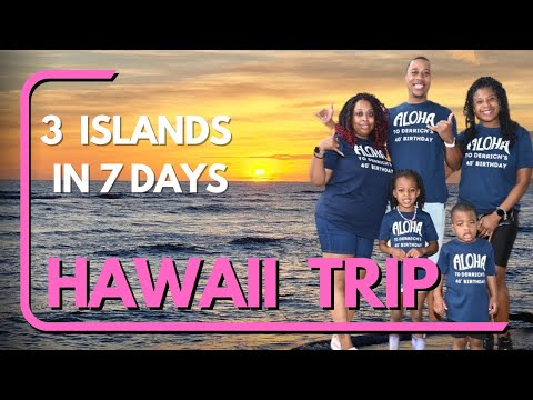 7 Day Hawaii Travel Vlog to Oahu, Maui, & the Big Island for 40th Birthday | Things to do in Hawaii