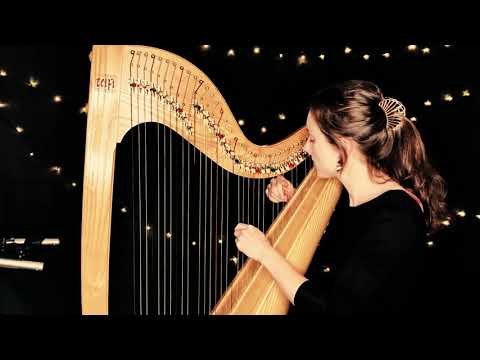 Es ist ein Ros entsprungen - easy Christmas Celtic harp solo (sheet music available!)