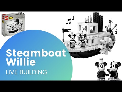 LEGO Steamboat Willie Live Building