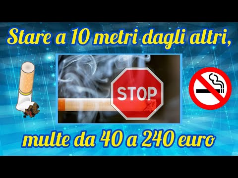 Milano - Dal 1° Gennaio 2025 stop fumo per strada!