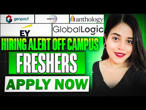 🔥EY, GENPACT , WIPRO HIRING ALERT |  FRESHERS CAN APPLY |OFF CAMPUS | APPLY NOW 🔥