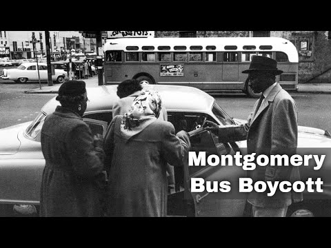 5th December 1955: Montgomery bus boycott begins in Alabama