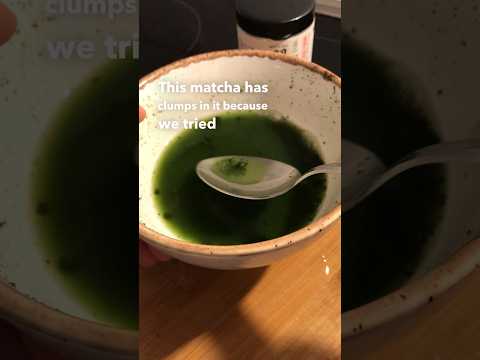 Clumps in your matcha? Try this instead! 🍵 #matchatea #matchawhisk #matchagreentea