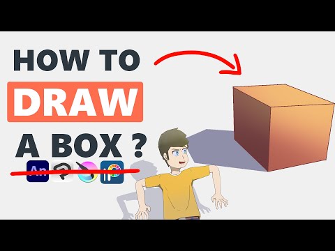 How to Draw Box Correctly | Cube Drawing