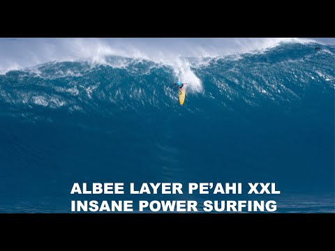 ALBEE LAYER PE'AHI XXL INSANE POWER SURFING!!!