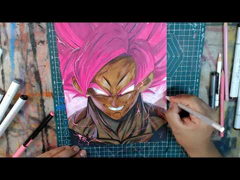 Goku Black Epic Artwork Goku Rose Dragon Ball Super