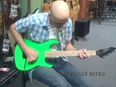 BC Rich Gunslinger Retro Electric Guitar Demo