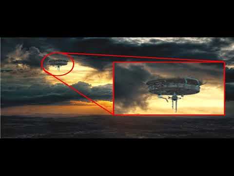 Huge UFO with lightning | UFO Sightings 2017 | UFOs Caught On Tape