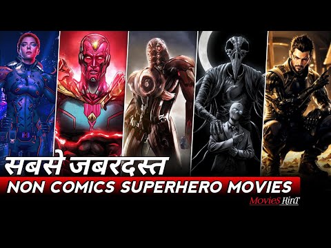 Top 10 Non Comics Superhero Movies || New Hollywood action Superhero movies