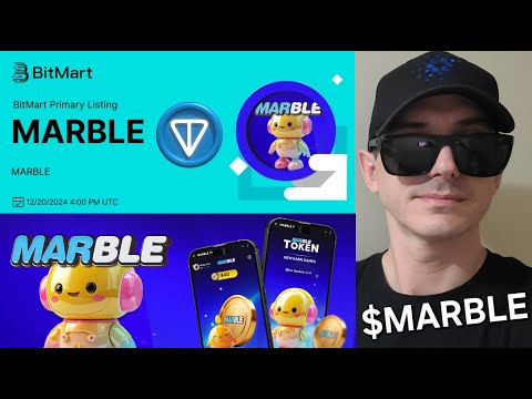 $MARBLE - MARBLE FIGHTER TOKEN CRYPTO COIN HOW TO BUY TON MEMECOIN TELEGRAM BOT GAME BITMART DEDUST