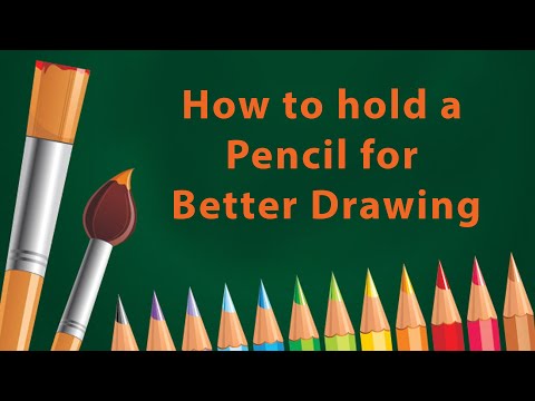 How to hold a Pencil for better drawing | Drawing videos for Beginners and Kids |Creative Paradise