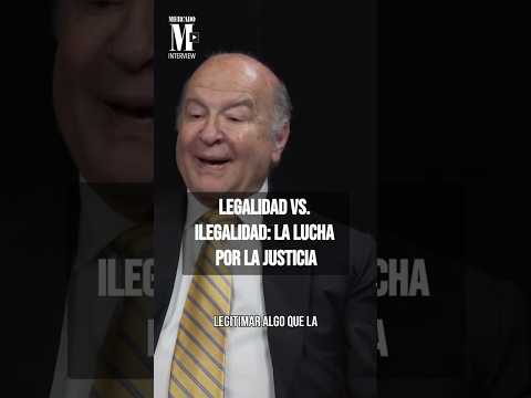 Legalidad vs Ilegalidad en la lucha por la justicia: Hernando De Soto