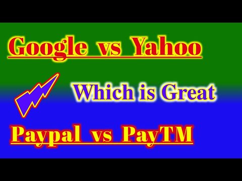 Google vs Yahoo & PayPal vs PayTM #youtubeshortsvideo