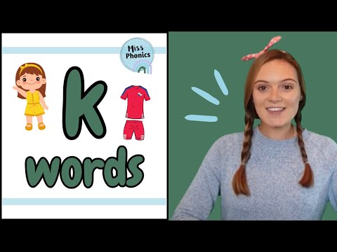 Learn to Blend 'k' Words with Miss Phonics | Phonics Blending Practice for Kids | British Teacher