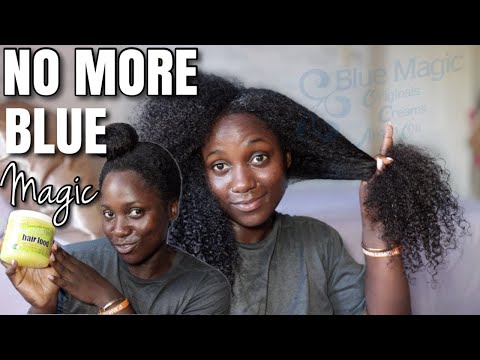 IM DONE !Trying Blue magic grease on natural hair for the last time..