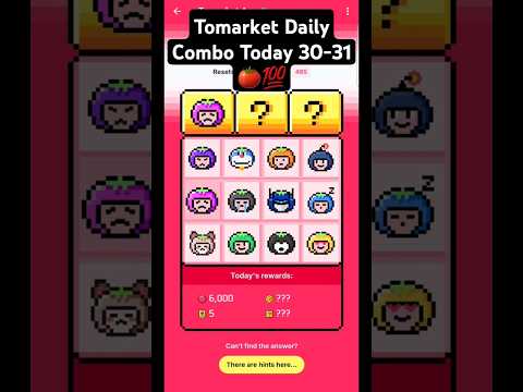 Tomarket Daily Combo Today 30 Decemeber |Tomarket Combo Today | Tomarket Today Combo | Tomarket App