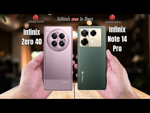 Infinix Zero 40 5G vs Infinix Note 40 pro  Full comparison ⚡Which one is Best