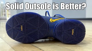 DOES THE SOLID RUBBER OUTSOLE PERFORM BETTER? LEBRON 22 PERFORMANCE REVIEW TRACTION UPDATE!