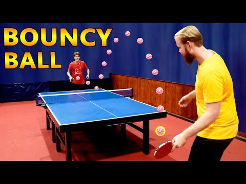 Bouncy Ball Ping Pong (crazy spin)