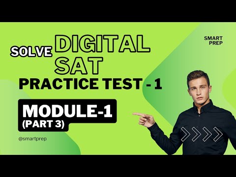 Digital SAT Solved Practice Test Paper1(Module 1/2)#satexam #digitalsatmath #digitalsat #maths #math