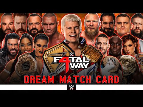 WWE Fatal 4-Way 2024 - Dream Card