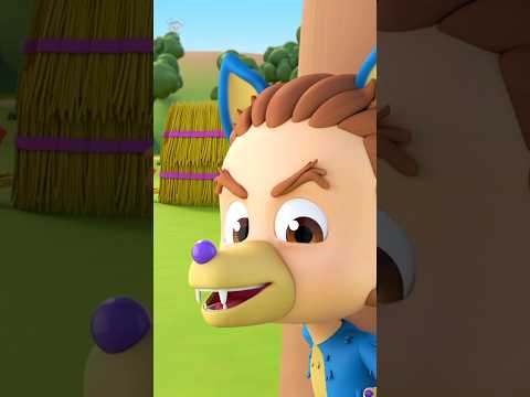 Three Little Pigs #shorts #kidssong #cartoonvideos #nurseryrhymes #pigs #preschool