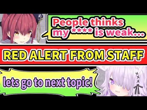 There Are Topics That Hololive Staff cannot Accept [ENG SUB] Hololive Houshou Marine Nekomata Okayu