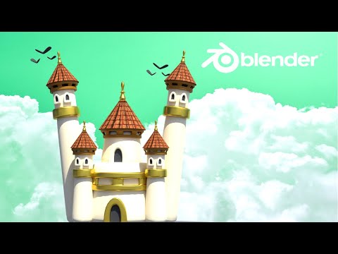 How to Model a Castle | Blender Tutorial (Fast)