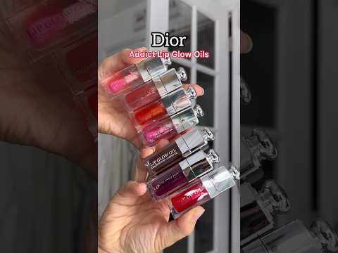 Swatching all my #Dior lip oils #comparison #lipoil #sephora #ulta #shorts #swatches #highend