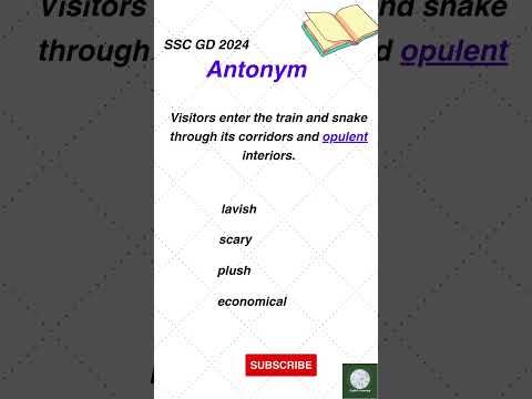 Antonyms | Asked in SSC GD 2024 exams #ssc #exam #english #grammar #learn #yt #shortsvideo