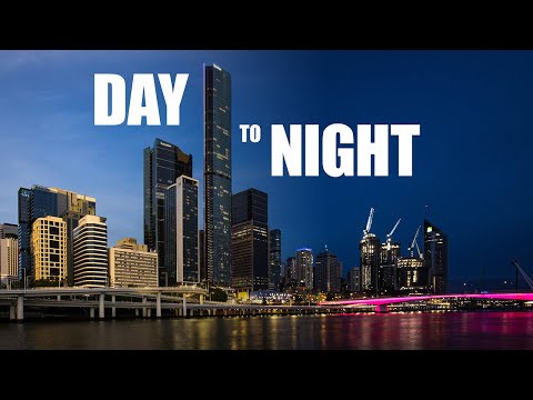 Brilliant Brisbane view as day becomes night | HOLY GRAIL TIMELAPSE