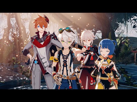 【Genshin Impact MMD】LOST IN PARADISE - Tartaglia/Bennett/Xiangling/Kazuha