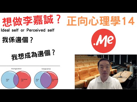 正向心理學14: #你是誰？#自我形象 #理想自己 #selfconcept #idealself#perceivedself #realself