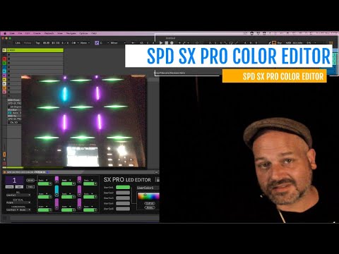 SX Pro Color Editor via Ableton Live   Max for Live PlugIn