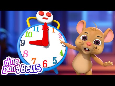 Tik Tik Karti Chale Ghadi | टिक टिक करती चले घड़ी | Hindi Rhymes For Children | Ding Dong Bells