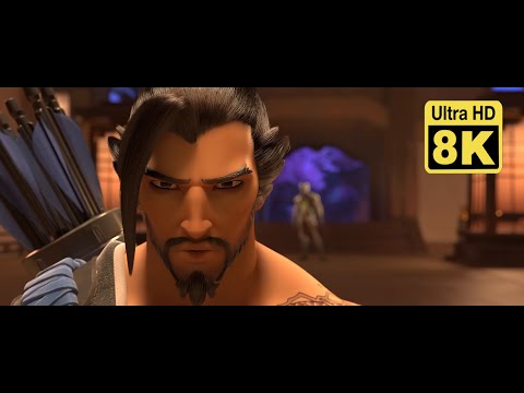 Overwatch Animated Short | “Dragons" 8K (Remastered with Neural Network AI)