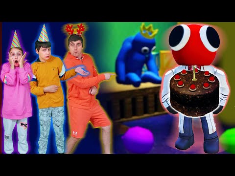 ВЕЧЕРИНКА РАДУЖНЫЕ ДРУЗЬЯ СОВСЕМ НЕ ДРУЗЬЯ В РЕАЛЬНОЙ ЖИЗНИ Rainbow friends in real life