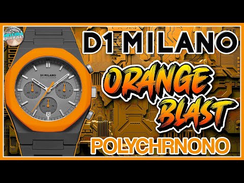 D1 Milano Polychrono Orange Blast | My Favorite New Microbrand!