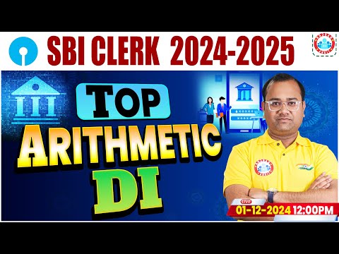 SBI Clerk 2024-25 | ARITHMETIC DI  for SBI Clerk | Quant SBI Clerk | Quant by Tarun Sir