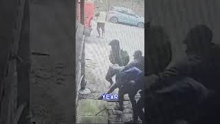 TERRIFYING kidnapping caught on CCTV in Bradford