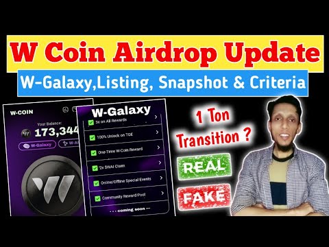 W Coin Airdrop Update 🤑 | Price, Listing Date, Binance & OKX Listing, Snapshot & Criteria