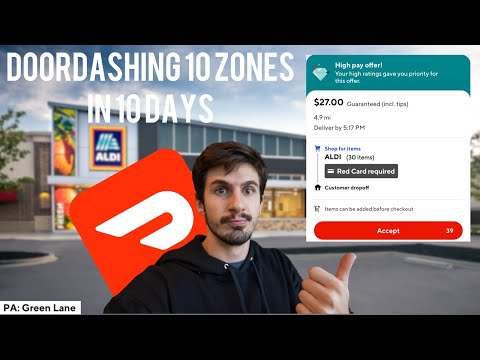 Doordashing 10 ZONES in 10 Days Challenge… Day 1