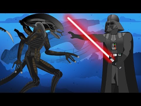 Alien vs Darth Vader