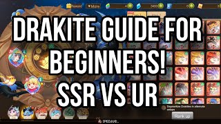 Draconia Saga : Drakite Guide for Beginners/ Newbie Guide / SSR vs UR