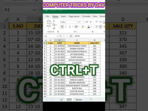 EXCEL :Use Of Stack function #computer #ict #excel #computertricks @computertricksbydav