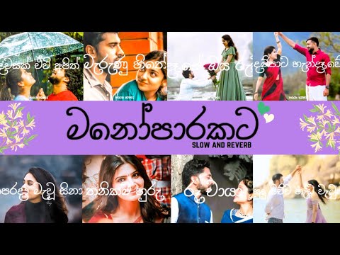 තනියම අහන්න හොඳම සිංදු | Manoparakata Sindu | Best New Sinhala Songs Collection | Sinhala Songs