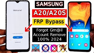 Samsung A20/A20s FRP Bypass 2024 Without PC Android 11 | Remove Google Account - No *#0*# - ADB Fail